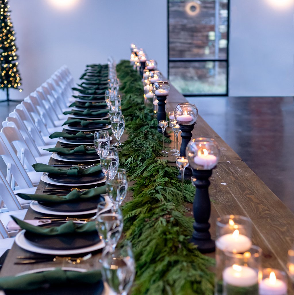 table setting for corporate functions