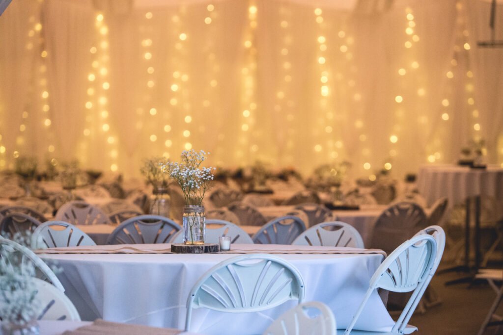 Decor and details for a rustic country wedding.